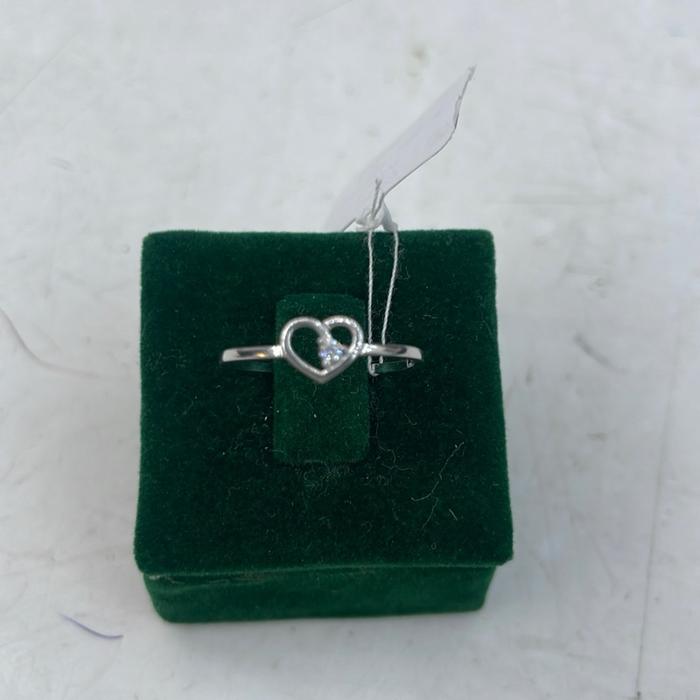 Cincin emas putih variasi love