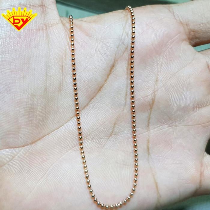 Kalung Emas Rosegold Kadar Emas 750