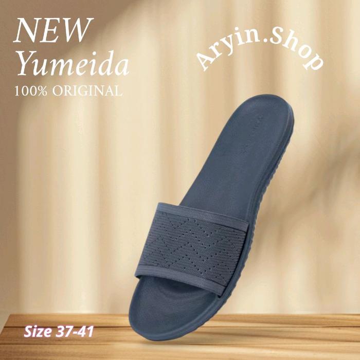Sendal Selop wanita Yumeida LD-23025 L Karet Eva Model Flat Shoes Sandal Cewek Trend Termurahh sanda