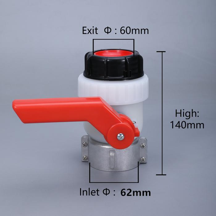 Thicken IBC  Adapter S60*6 Coarse Thread  to 20MM Fine Thread