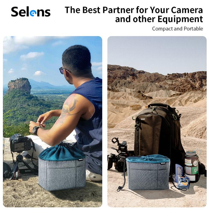 Foto Video Kamera Digital Tas Ransel Berlapis Casing Tahan Air Tahan