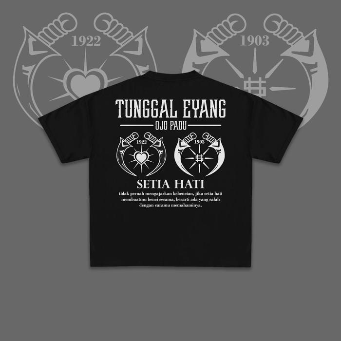 [COD] T-Shirt TUNGGAL EYANG OJO PADU TRAH SH - TERATE WORLDWIDE Bahan 100% Cotton Combed 24s Lembut 