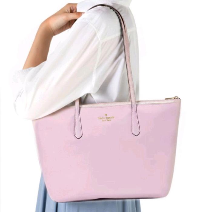 Kate Spade Kitt Nylon Medium Tote Bag Lavender