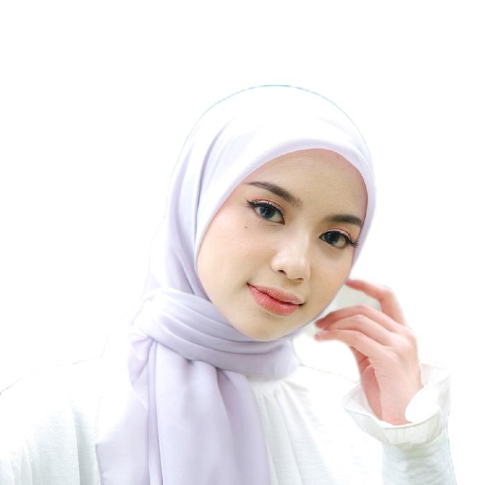 Iin Hijab || Basic Scarf Kerudung Muslim Empat Wanita Segi