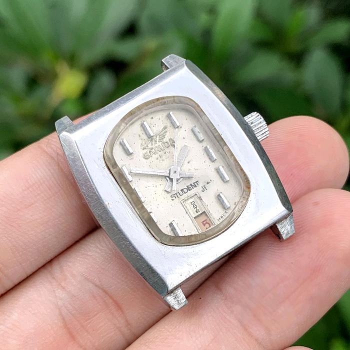 LANGKA ! jam tangan garuda student jet tank manual winding Hafner 1015 swiss made watch vintage jadu