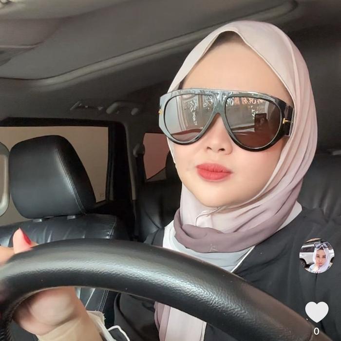 Kacamata innCess Coklat Sambungalis Besar AntiUV Antisilau dengan Box dan Lap Eyewear Sunglasses