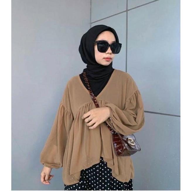 Dealova Blouse Ceruty Babydoll Premium