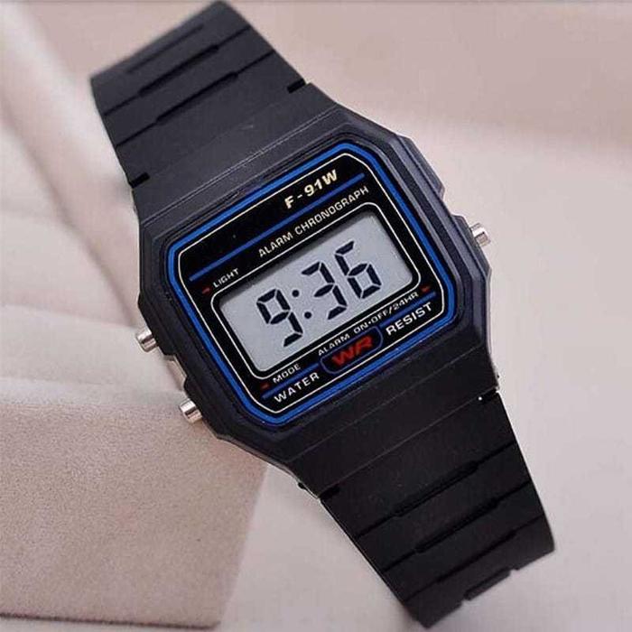 Jam Tangan Pria / Wanita Casio F91W Digital