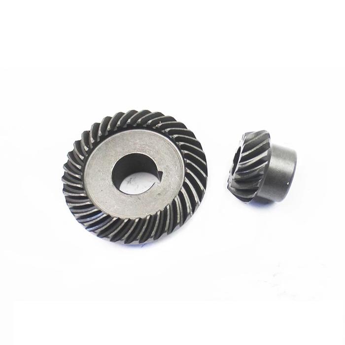 High Quality Spiral Bevel Gear 1*Ring Gear & 1*Pinion Gear Ring Gear Inner Diameter 12mm For 125/150