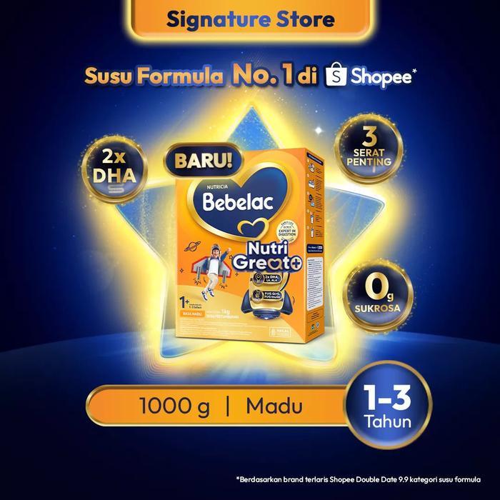 Bebelac 1+ Susu 1000 gram Susu Anak 1-3 Tahun