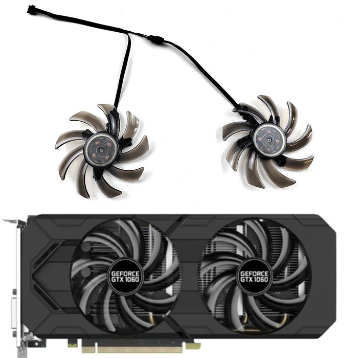 Brand new 2FAN 4PIN GA91S2U is suitable for Gainward GTX 1060 1070 1070 Ti 85MM GA91S2U GTX1060 GTX1