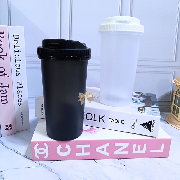 Botol Minum Shaker Akira 600ml Tumbler Kocok Susu Protein Gym Sport Fitness Polos Souvenir Promosi C