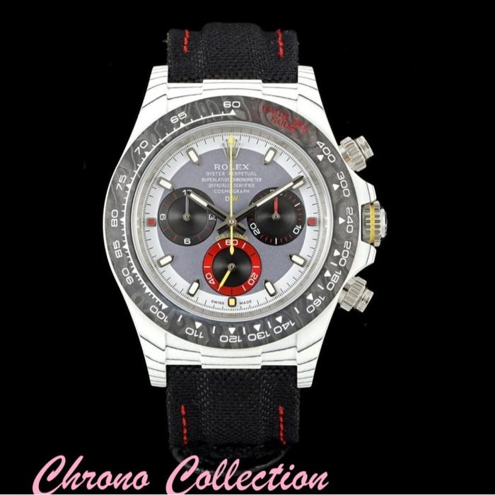 Jam TanganPriaRolexDaytona Diw Carbon Ocellaris Luxury Watches Best Quality 40mm