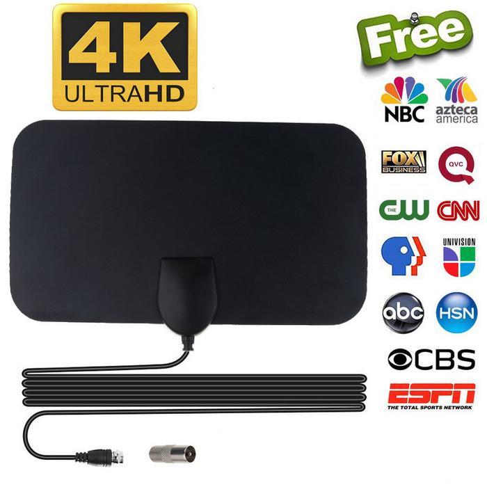 Hign Gain Antena Kotak TV Digital Definisi Tinggi Aktif