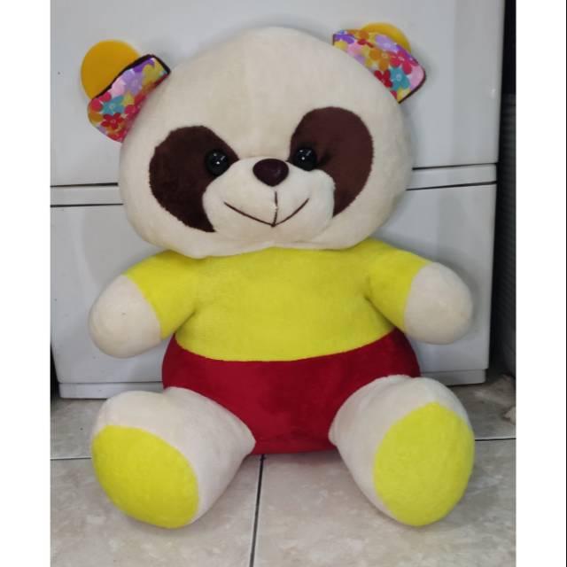 boneka panda coklat gede murah/ boneka gede murah/ panda doll