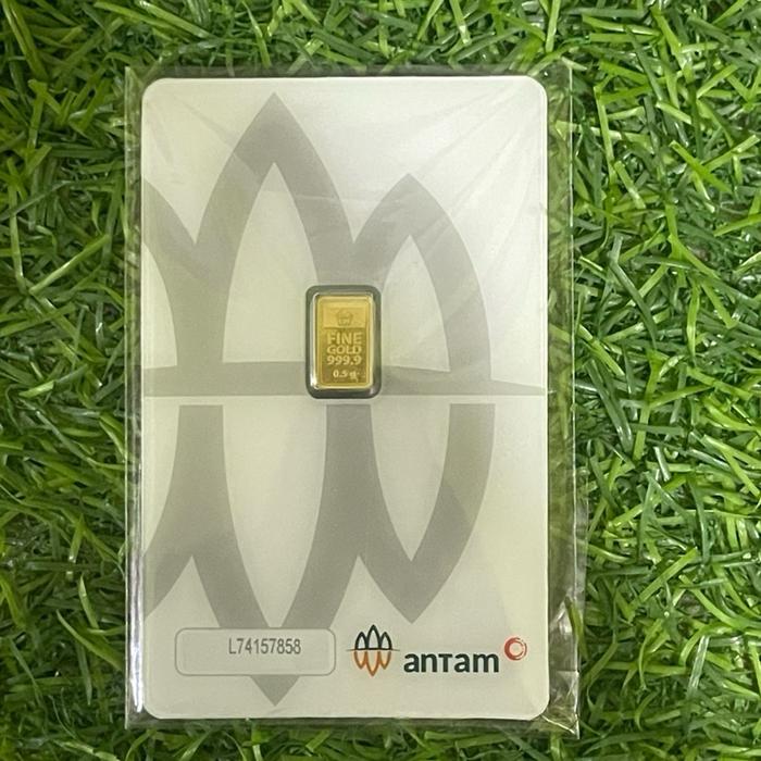 Emas Antam logam mulia 0.5 gr