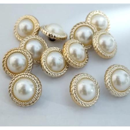 kancing jamur mutiara perlengkapan jahit baju