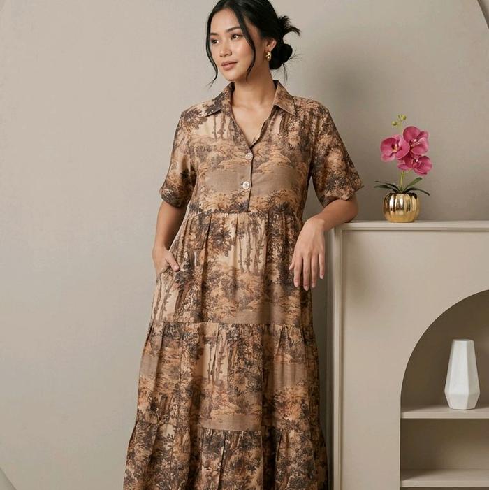 LEORA Dress cantik Wanita