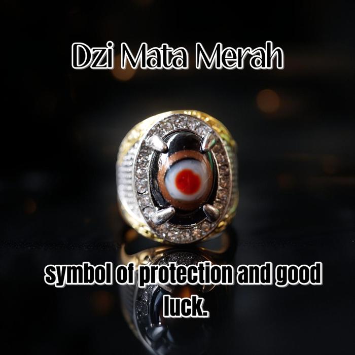 Cincin Vintage OneEye Symbol Wizard Charm
