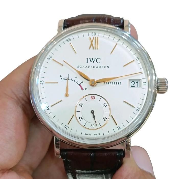 Jam tangan pria IWC portofino hand wound eight days