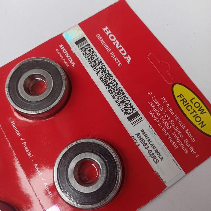PAKET 2 PCS BEARING LAHER 6302 RODA BELAKANG RODA BELAKANG BEAT VARIO SCOOPY VERZA CB150R MEGAPRO NE