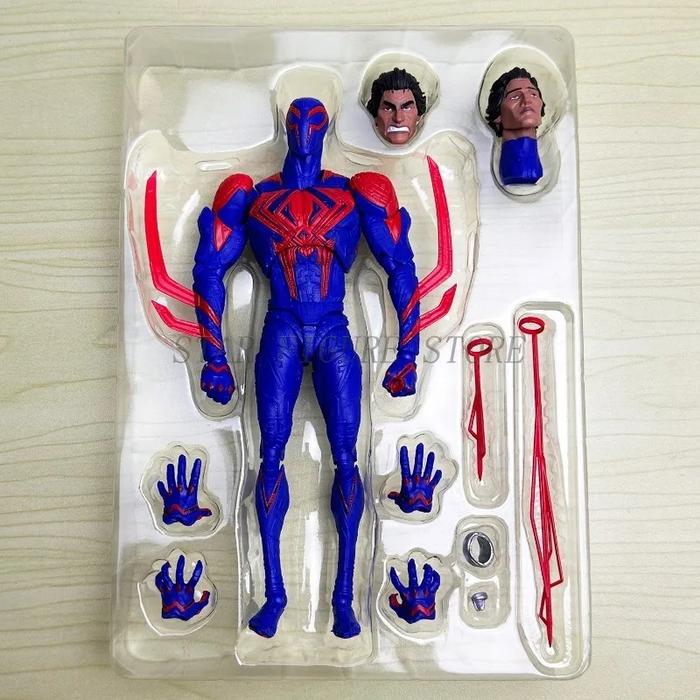 CT Marvel Spiderman Miguel O'Hara Action Figure 18cm Across the Spider-Verse PVC Model Toys SHF Spid