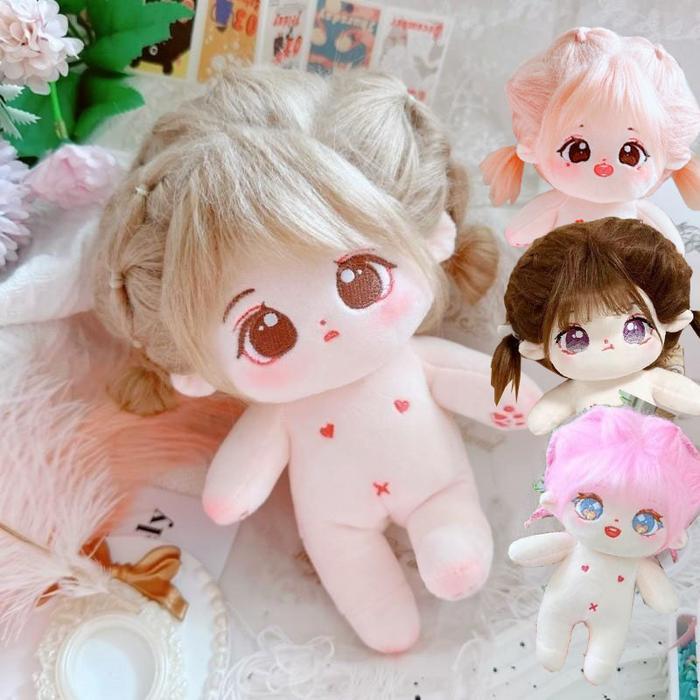 Cute Hair Doll/Cotton Doll/Skeleton Cotton Doll 20cm/Non Attribute Naked Doll