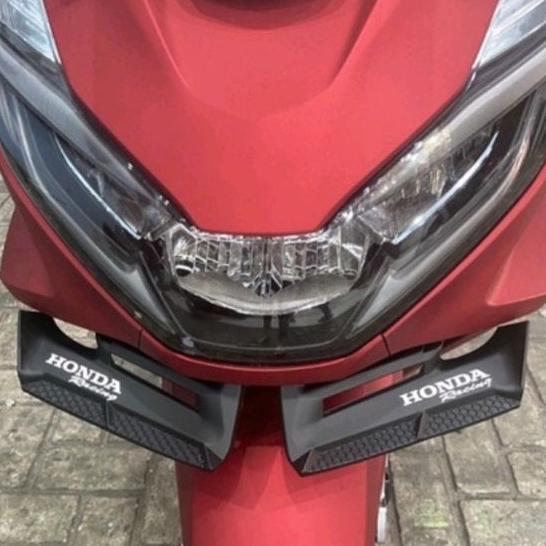 Winglet Plastik ABS PCX 150 / PCX 160 MHR | Variasi Aksesoris Bawah Depan Wingled MotoGP Honda All N