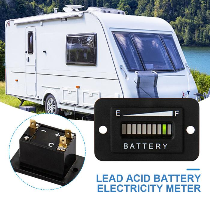 Indikator Baterai 12V/24V/48V Indikator Indikator Kapasitas Baterai