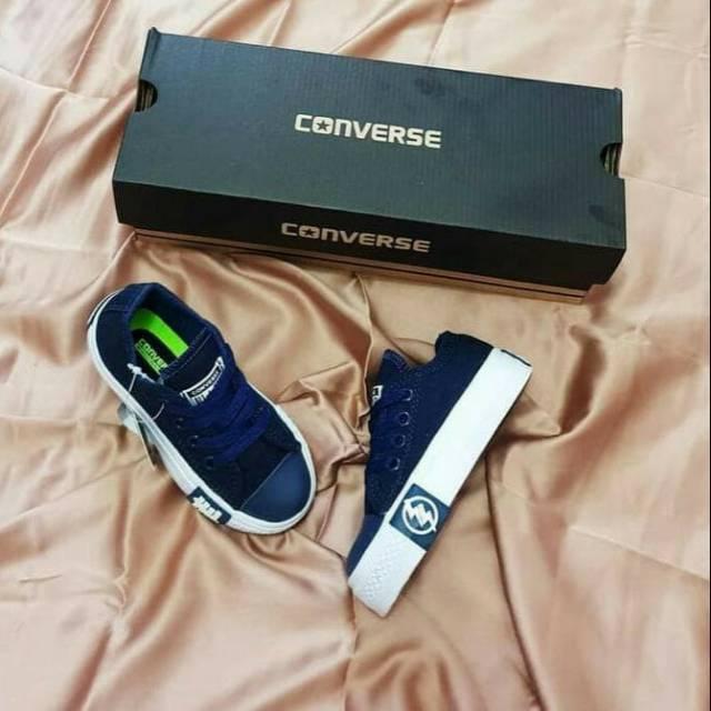 TERLARIS!!! Sepatu anak converse undefeated flash grade original NAVY/JEANS