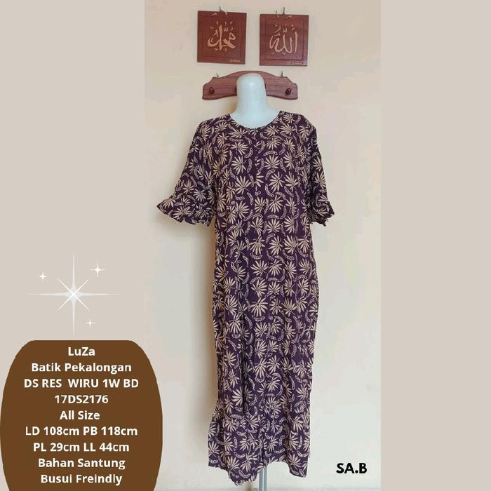 Daster LuZa Batik Pekalongan DS RES WIRU (B)