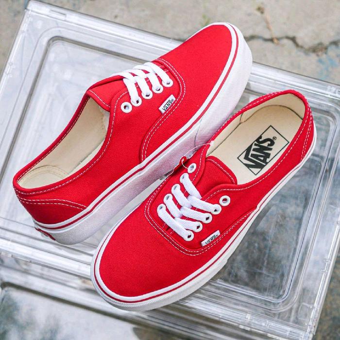 Original Vans Authentic Classic Red Chilli
