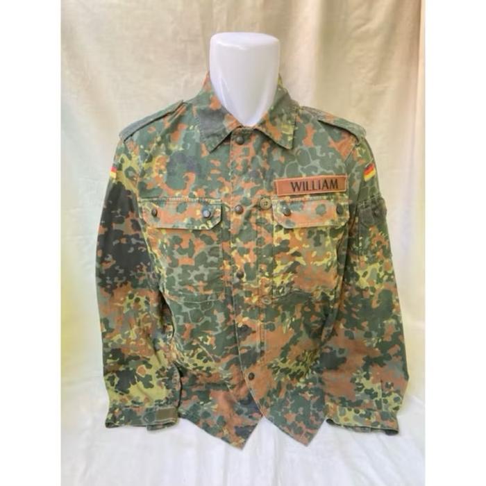 Kemeja BDU Camo loreng Flecktarn Tentara Jerman Army (29)
