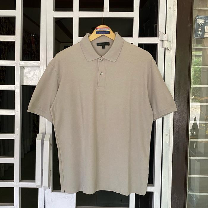 kaos kerah polo poloshirt casual atasan laki laki pria cowok basic polos coksu Spao For men Second