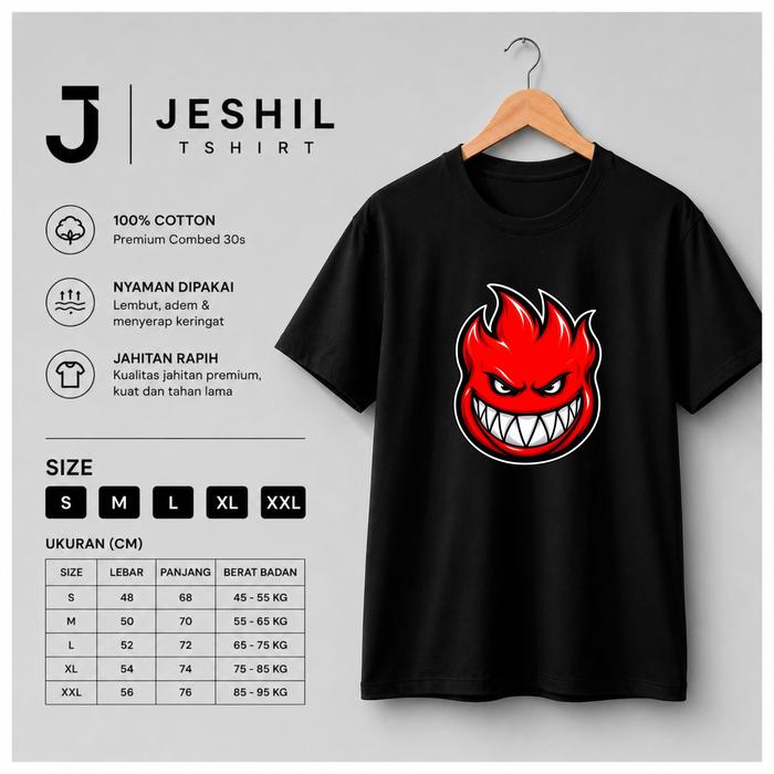 Kaos Distro Tshirt Premium Spitfire Racing Dewasa Its Worth / Kaos Distro Premium By Green House
