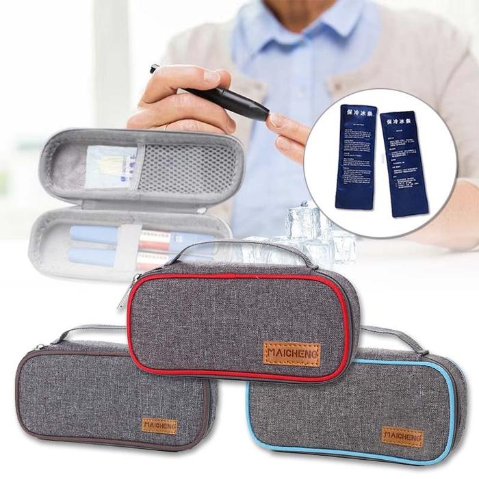 Insulin Tas Pendingin Portable Insulin Cooler Bag Cooler Box Insulin Travel Case Tempat Insulin Tas