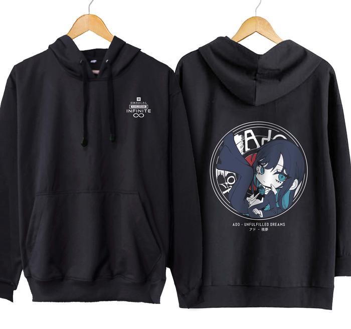 Jaket hoodie jumper infinite	ADO CHIBI CD FLOAT	-	JAPAN MUSIC JPOP	material cotton fleece
