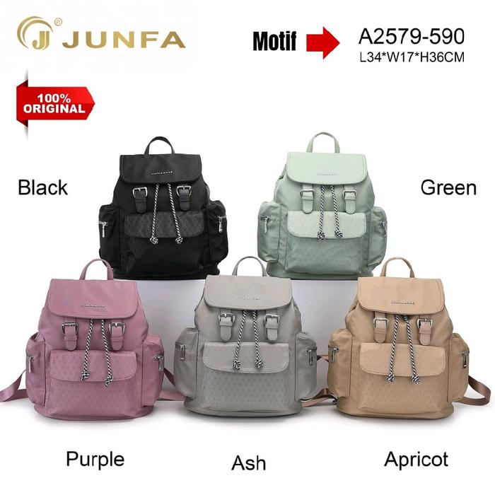 Junfa 2579 Ransel Model Serut Motif Ori Junfa