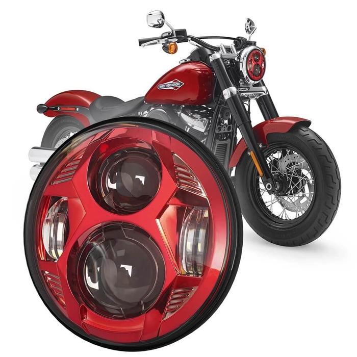 5.75'' 51W High Low Beam Spider-type Headlight for Harley Davidson Super Bright High Low Beam, Build