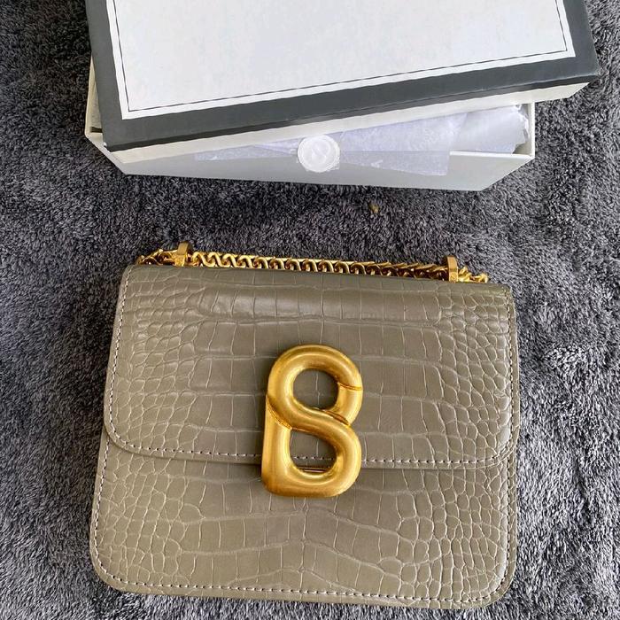 Prelove button scarves ￼Audrey Chain Bag Small - Sagey