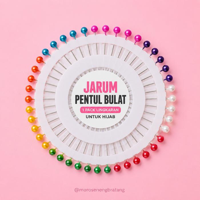 Jarum pentul 1 pack lingkaran