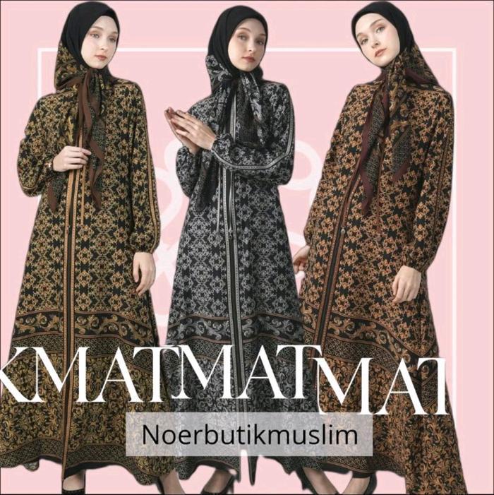 Hikmat Fashion Original A8847-08 Abaya Hikmat Noerbutikmuslim