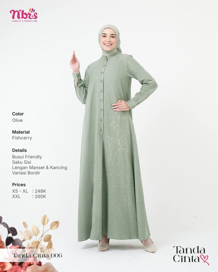 NIBRAS TANDA CINTA 006 GAMIS DEWASA
