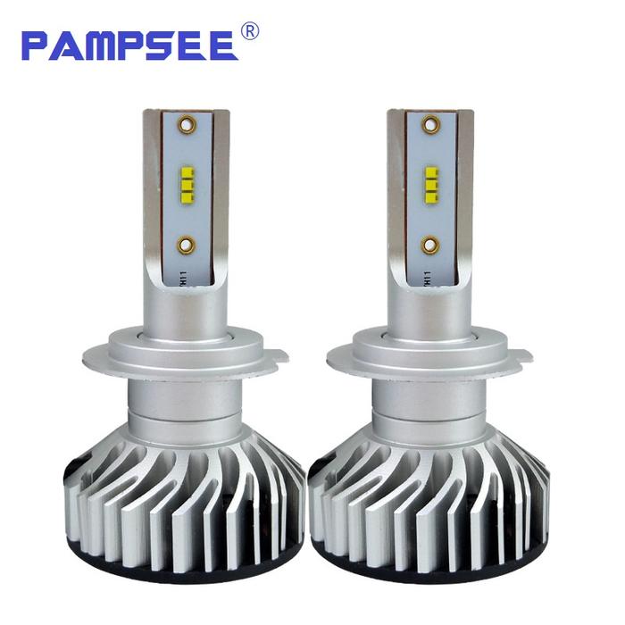 PAMPSEE F2 ZES H1 H3 H4 H7 9005 9006 Led Headlight LED 72W 8000LM