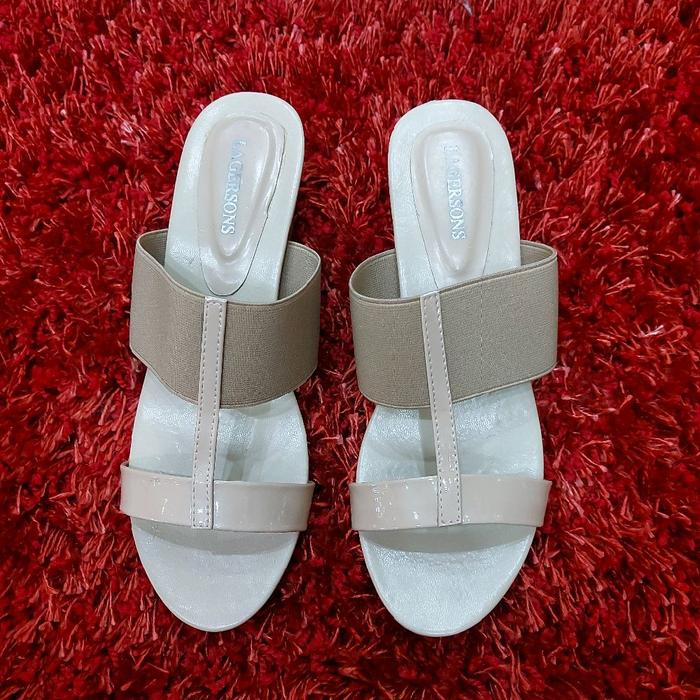 LAGERSONS SJ4185 CREAM heel 5cm