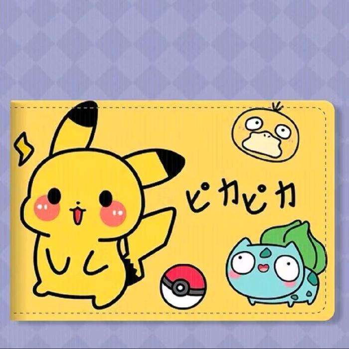 Dompet card holder pikachu dompet kartu pikachu yellow