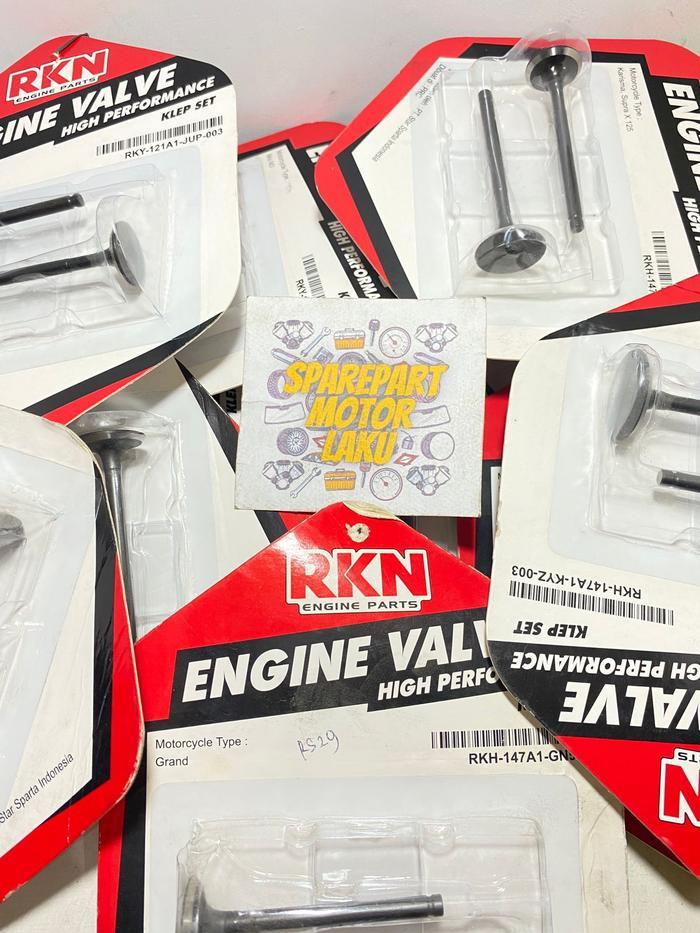 klep set / payung klep MIO NEW MIO SMILE MIO SPORTY NOUVO MIO SOUL KARBU in & ex RKN RIKEN