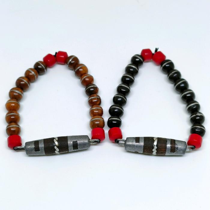 Gelang Plat Cemeti Ali Kayu Ulin Kokka Kokkah Kaukah Marjan Bracelets