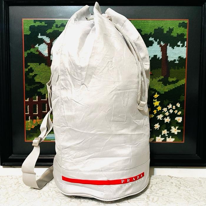 Tas Selempang Prada Luna Rossa - Bekas Second Preloved Original Authentic