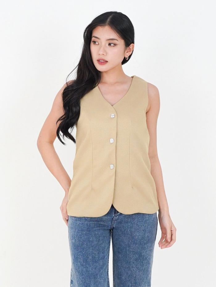 LEENBENKA Loona Outer Vest #6D40